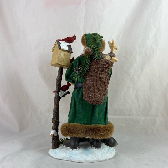 Kurt Adler KSA Fabriche Christmas Santa Bird Cat Squirrel Bird House 11” Tall - Picture 10 of 16